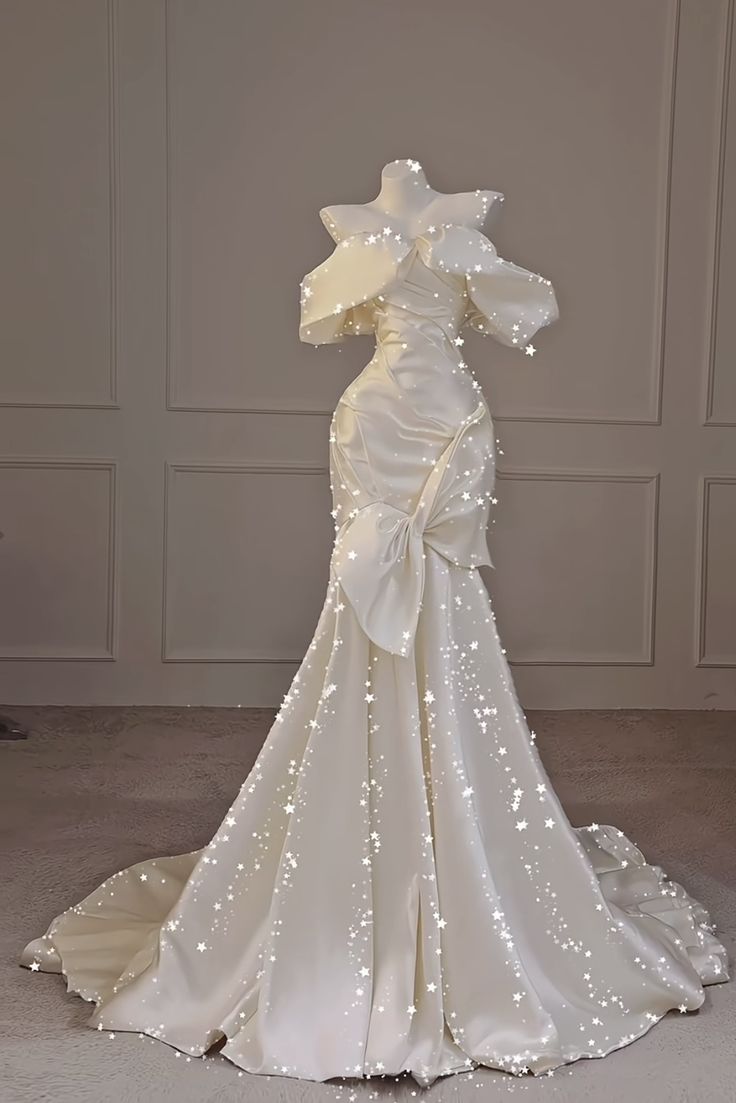 Niedliches Meerjungfrauen-Abendkleid mit schulterfreiem Ausschnitt, langes Ballkleid, Partykleid, Geburtstagskleid, Abschlusskleid AB1054