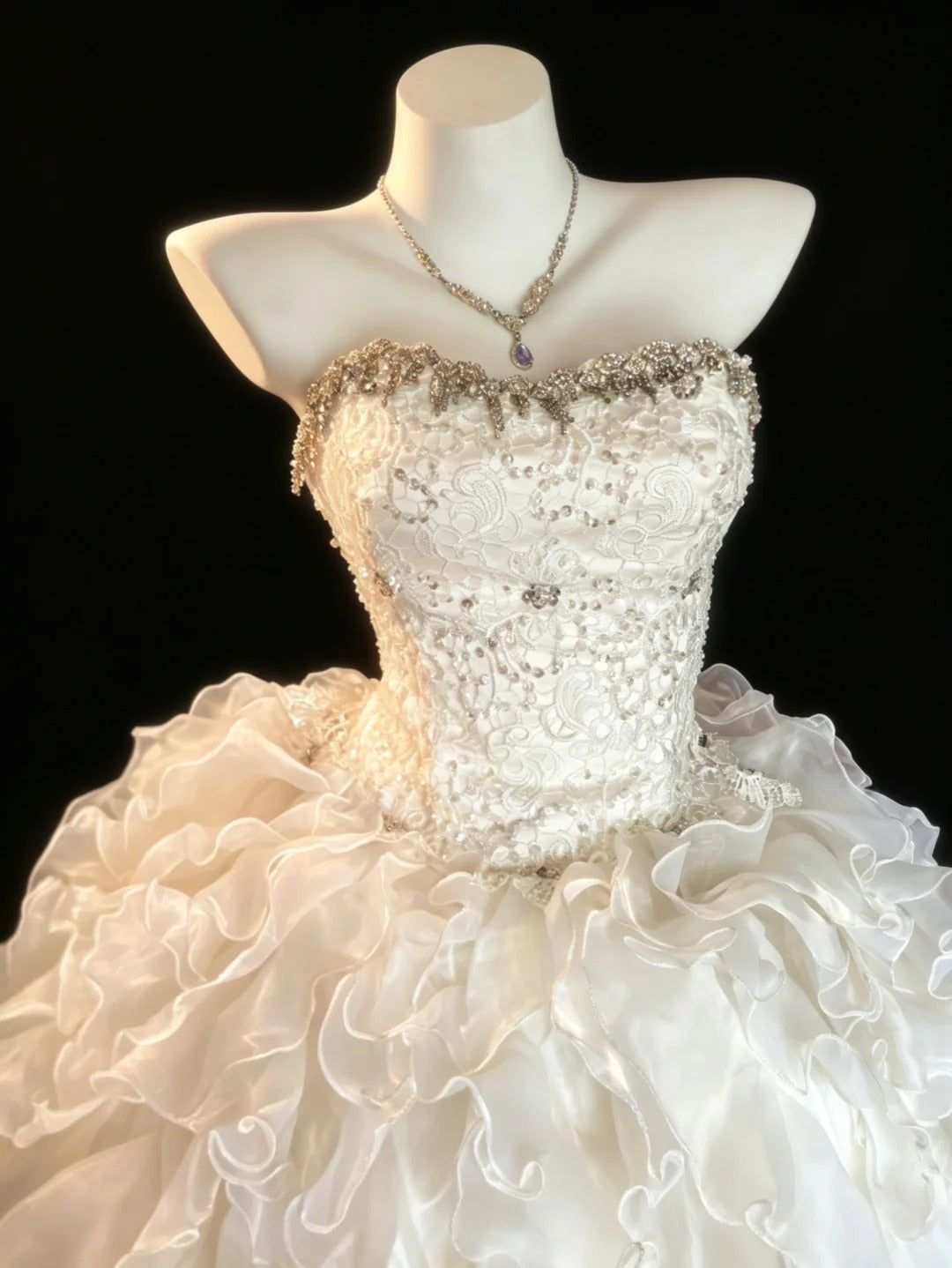 Fairy Quince Dress Ball Gown Sweethart Tiered Sweet 16 Quinceanera Dresses 15 Vestidos De Fiesta N4472