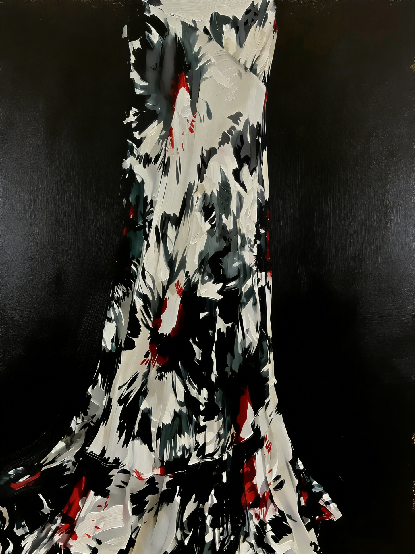 Robes de bal vintage esthétique Années 60 Rétro Noir Floral Sirène Longue Robe de soirée N2135