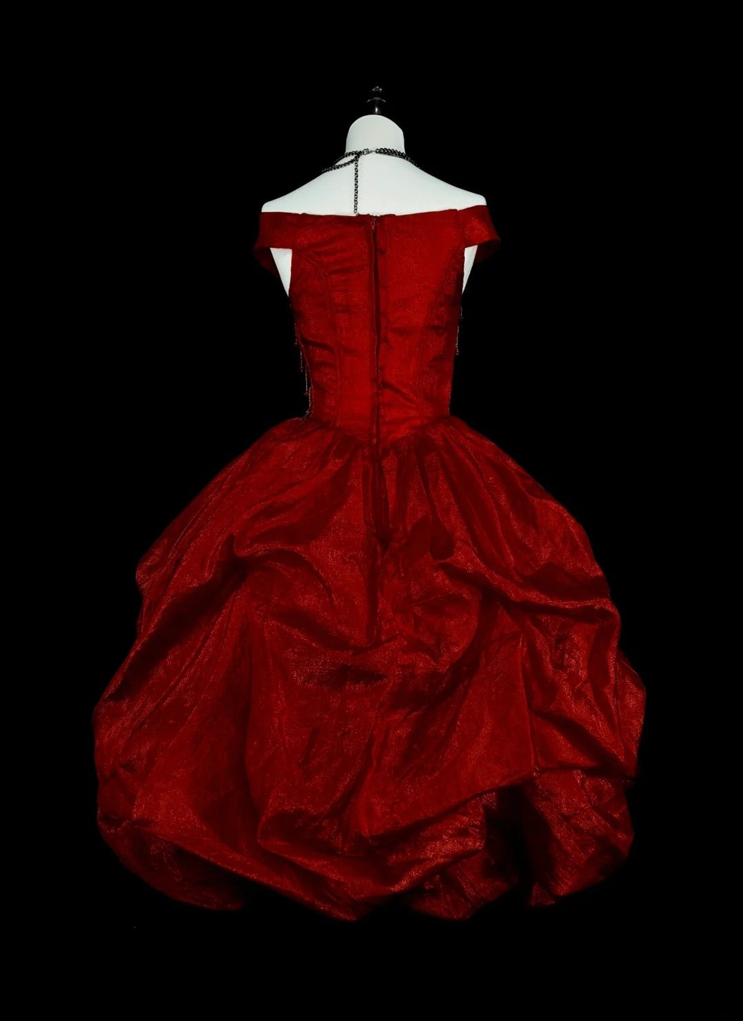 Einzigartiges Ballkleid schulterfrei Rot Inspo Vintage Mode 2000er Hoco Kleider Kurz Inspo Homecoming Kleider N2014