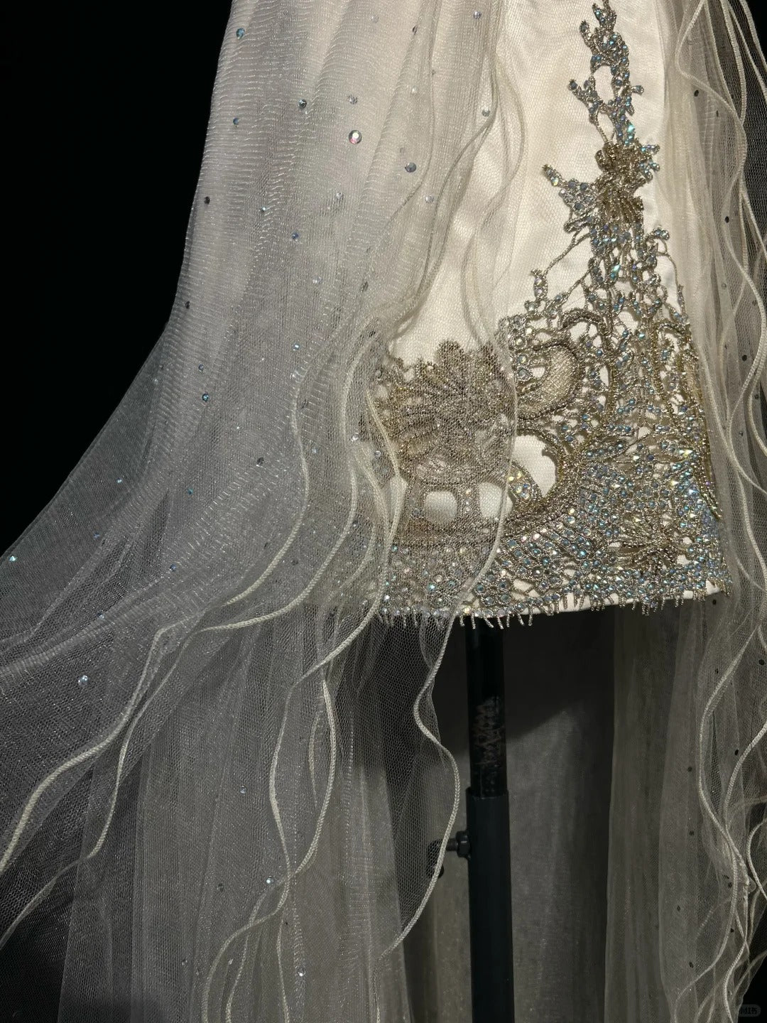 Mignonne Robe Courte de Soirée/Cocktail/Retour à la Maison, sans Bretelles, en Dentelle Dorée, N4216