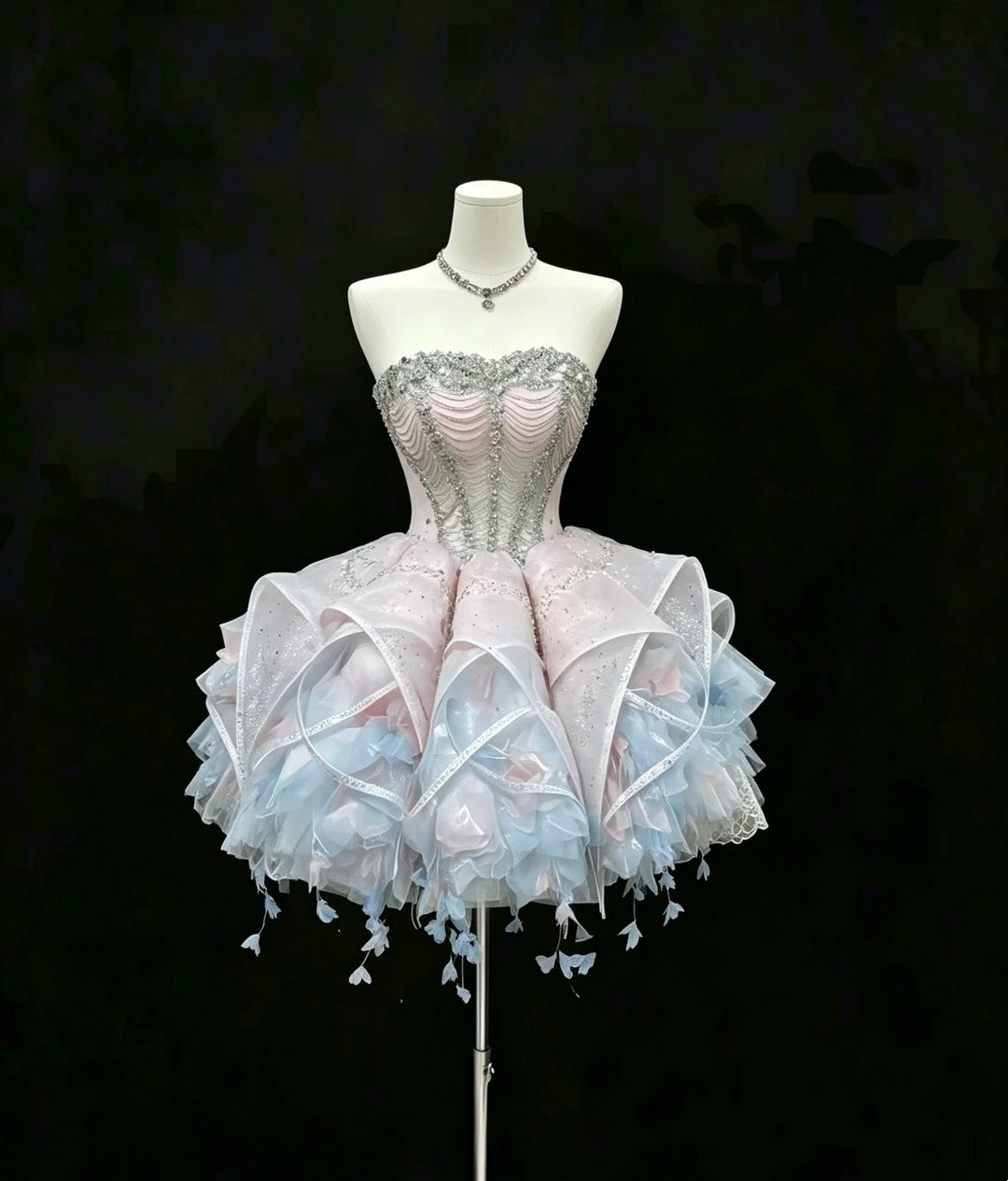 Elegantes Ballkleid Mini Kurz Trägerlos Pink Universität Hochschule Beeindrucken Senior Inspo Abschlussballkleid Homecoming Kleider RB3298
