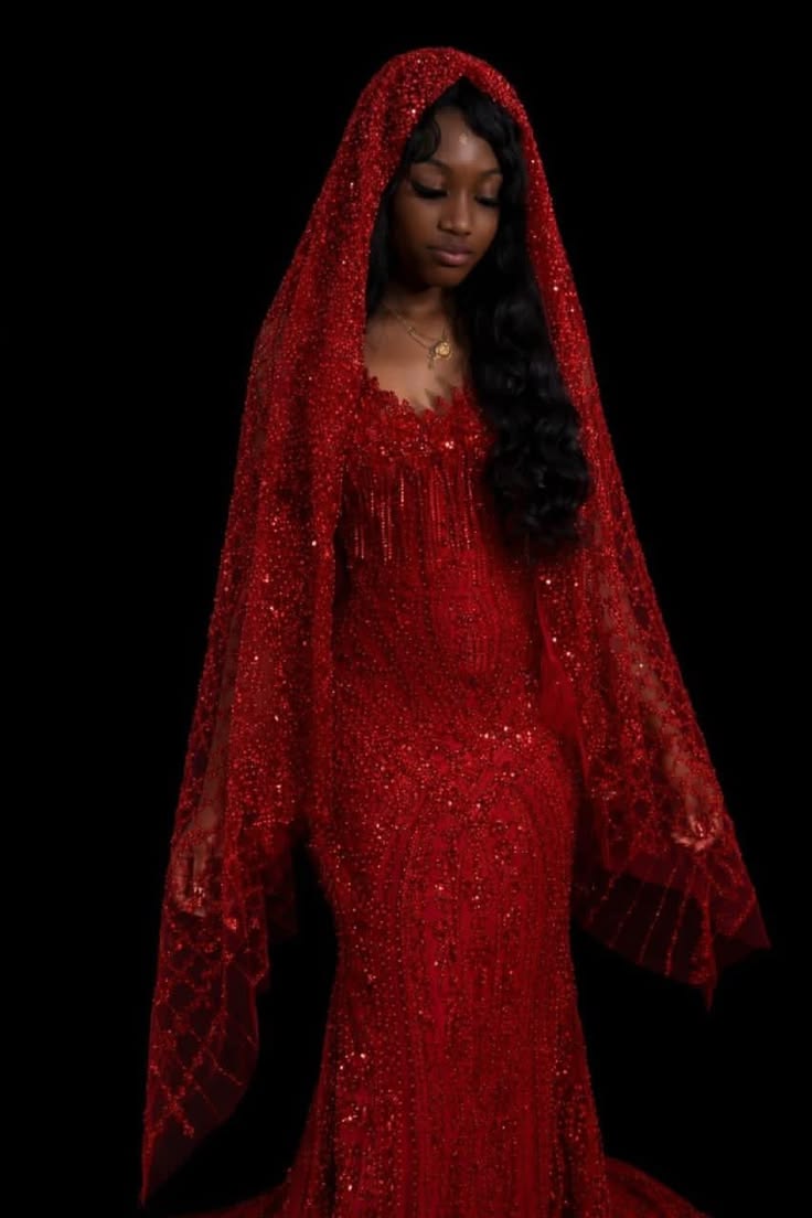 Elegantes rotes Strass-Abendkleid mit funkelnder Schulterpartie und rückenfreiem Ausschnitt (Modell N1862)