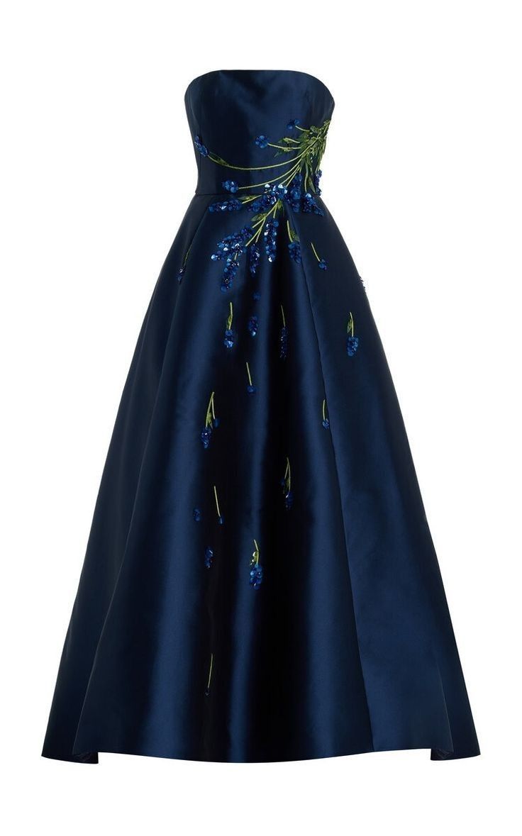 Damen Abendkleider Trägerloses Ballkleid Langes Festliches Kleid Marineblau Brautjungfernkleider Abschlussballkleider N2345