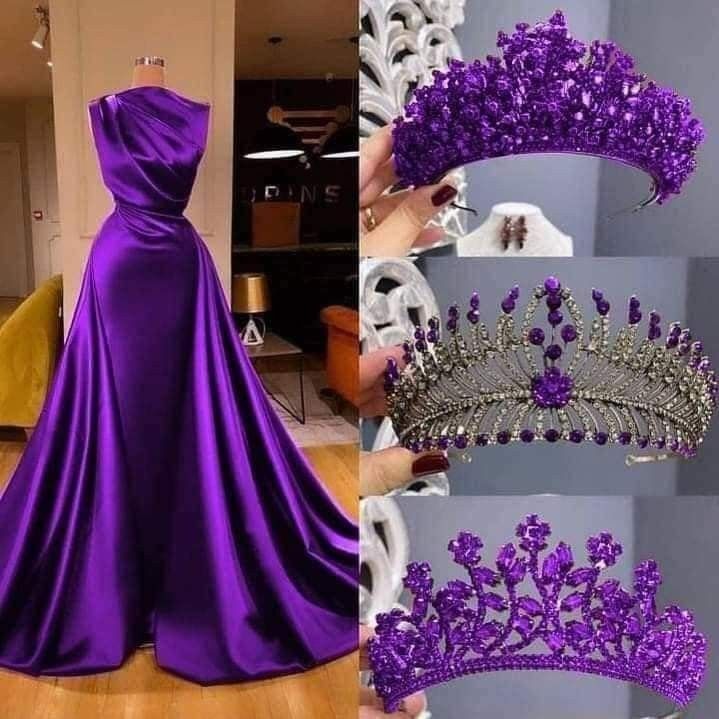Robe de soirée sirène élégante à col montant en satin couleur raisin, longue et formelle, idéale pour un bal de fin d'année ou un anniversaire (AB1276)