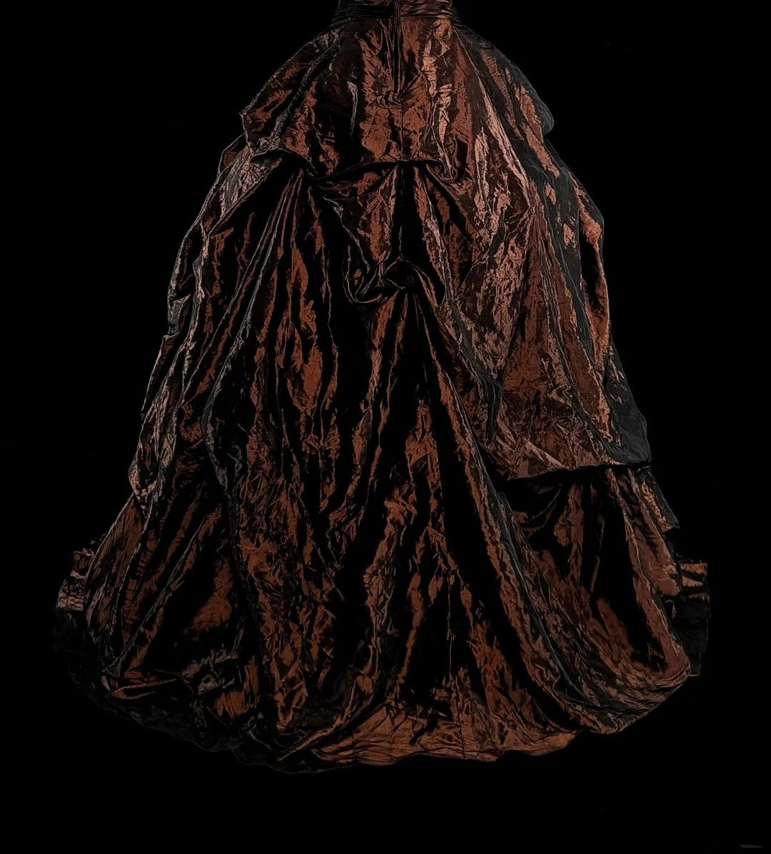 Vintage-Ballkleid mit Spaghettiträgern und Perlen, Falten, langes Abendkleid N2389