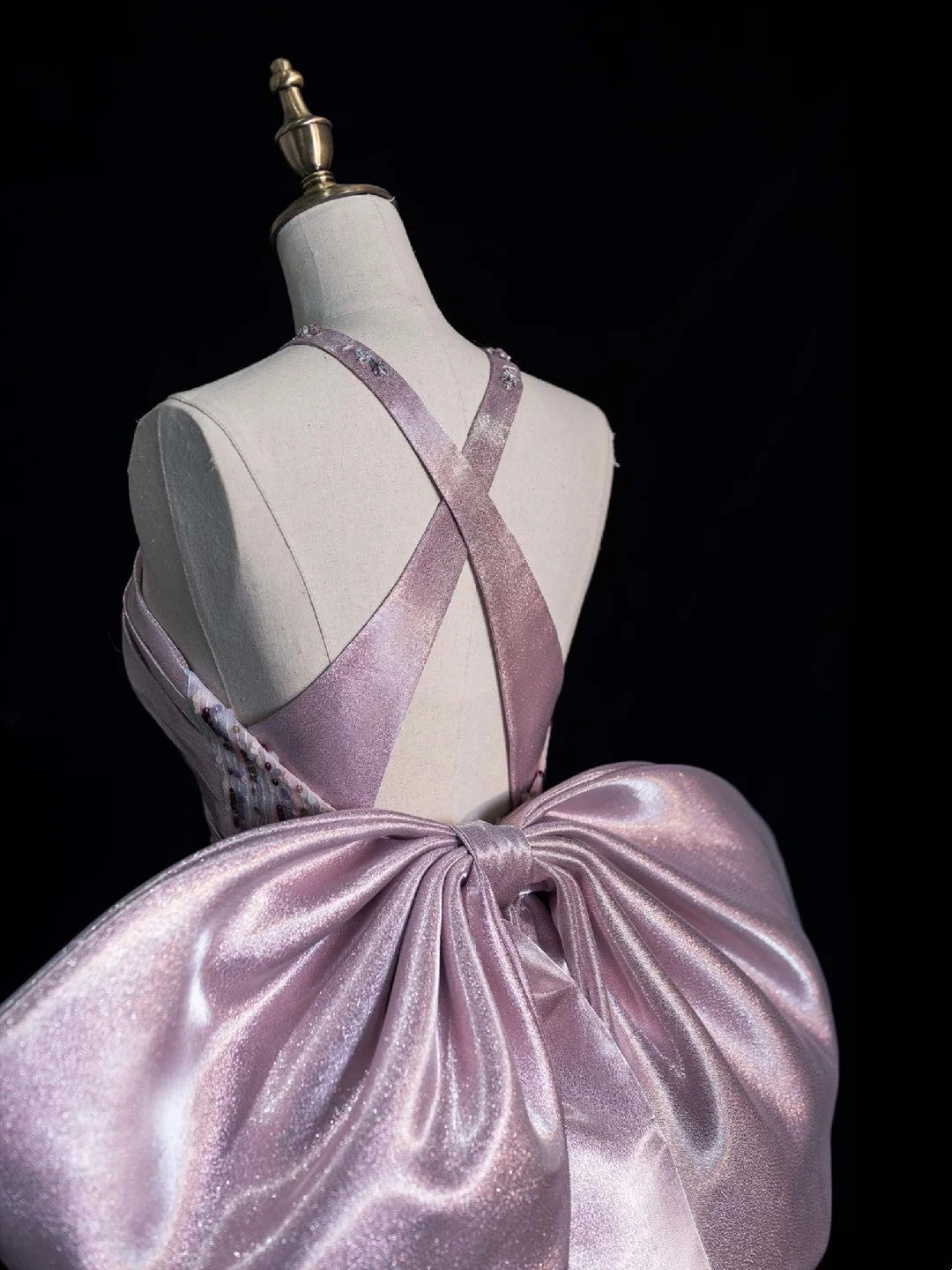 Atemberaubendes Meerjungfrauen-Abendkleid mit Pailletten in Rosa – Inspiration für Prinzessinnen-Abschlussballkleider N1077