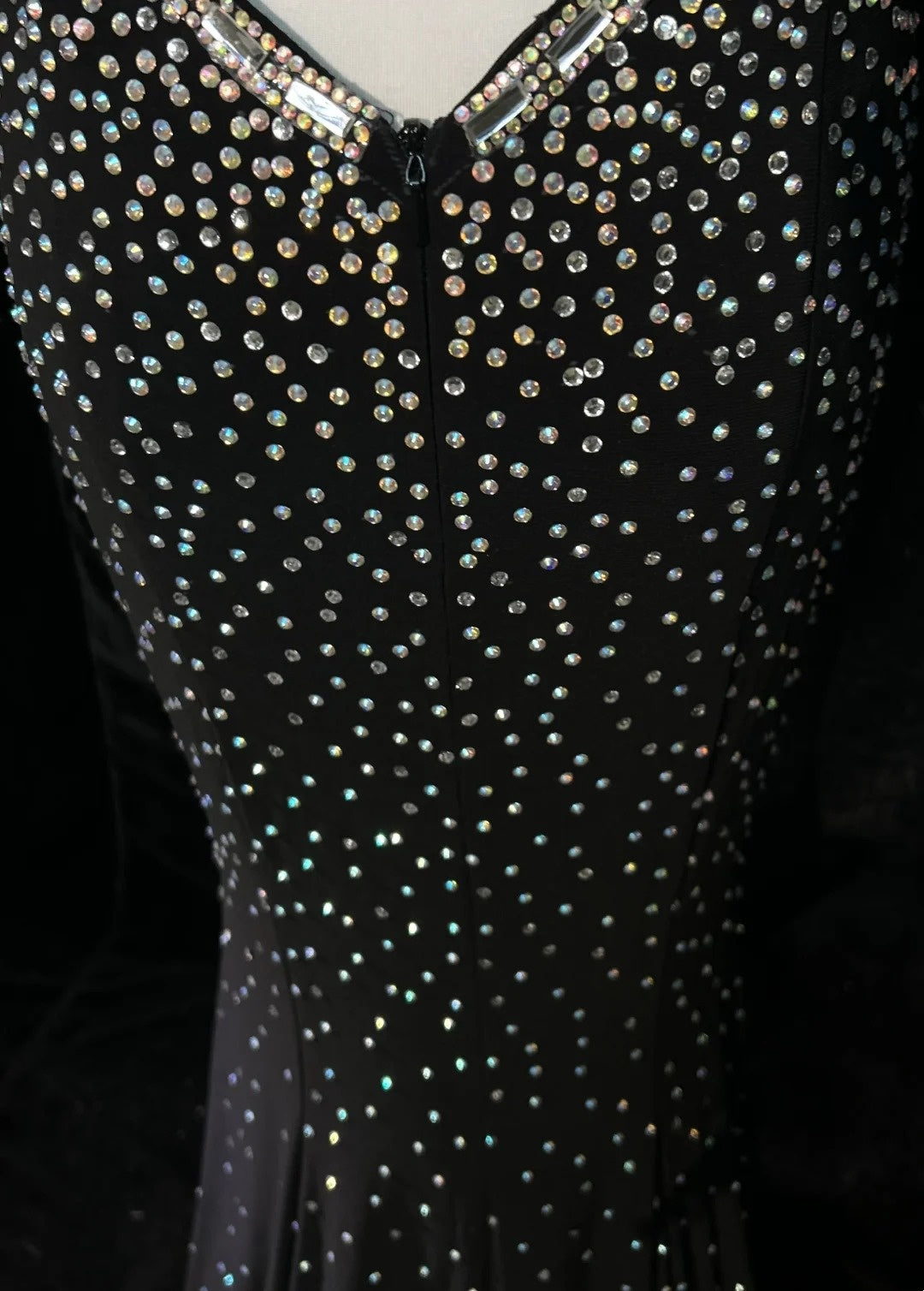 Vintage Meerjungfrau 2000er Schwarz Neckholder Ballkleid Lang Rückfrei Abschlussballkleider N2572