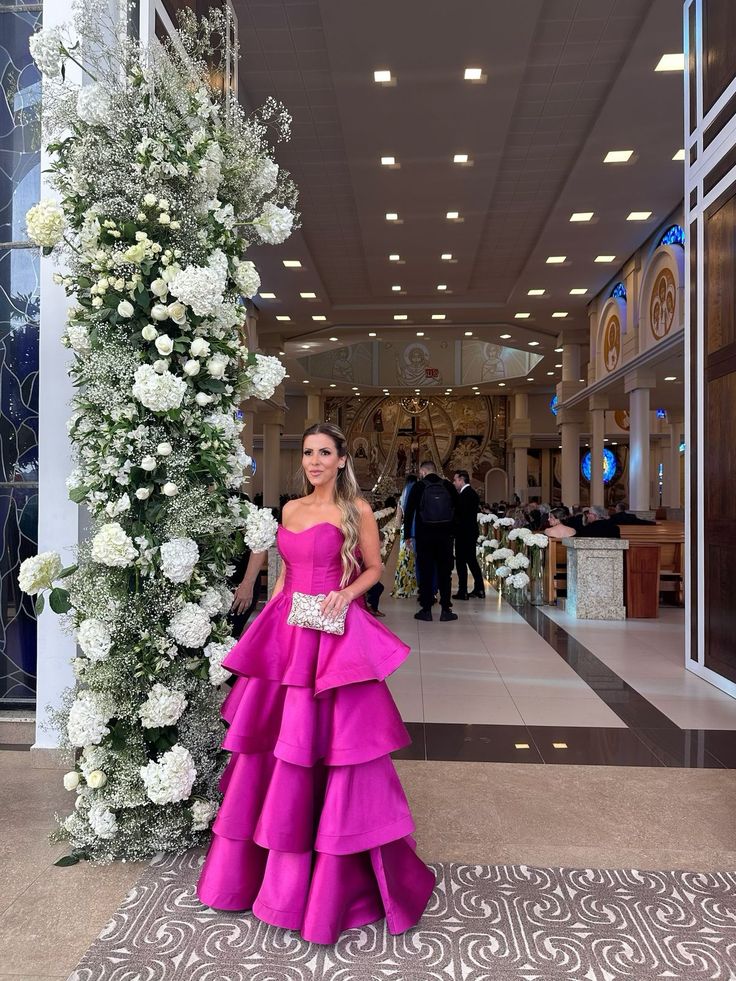 Elegantes Ballkleid mit Herzausschnitt, Satin, mehrlagig, lang, formell, für Abschlussball, Abendveranstaltung, Dinnerparty, AB2192