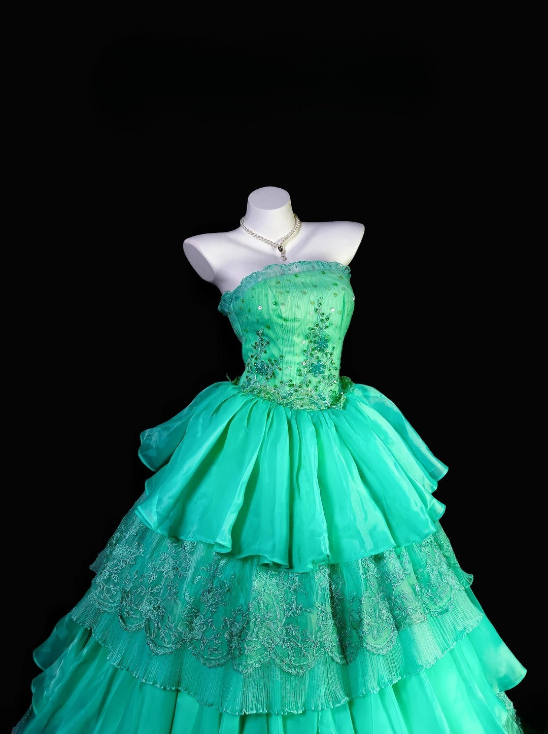 Pretty Ball Gown Strapless Blue Lace Moda 2000 Quince Dress Long 15 Quinceanera Dresses Photo Ideas Formal Outfit RB6359