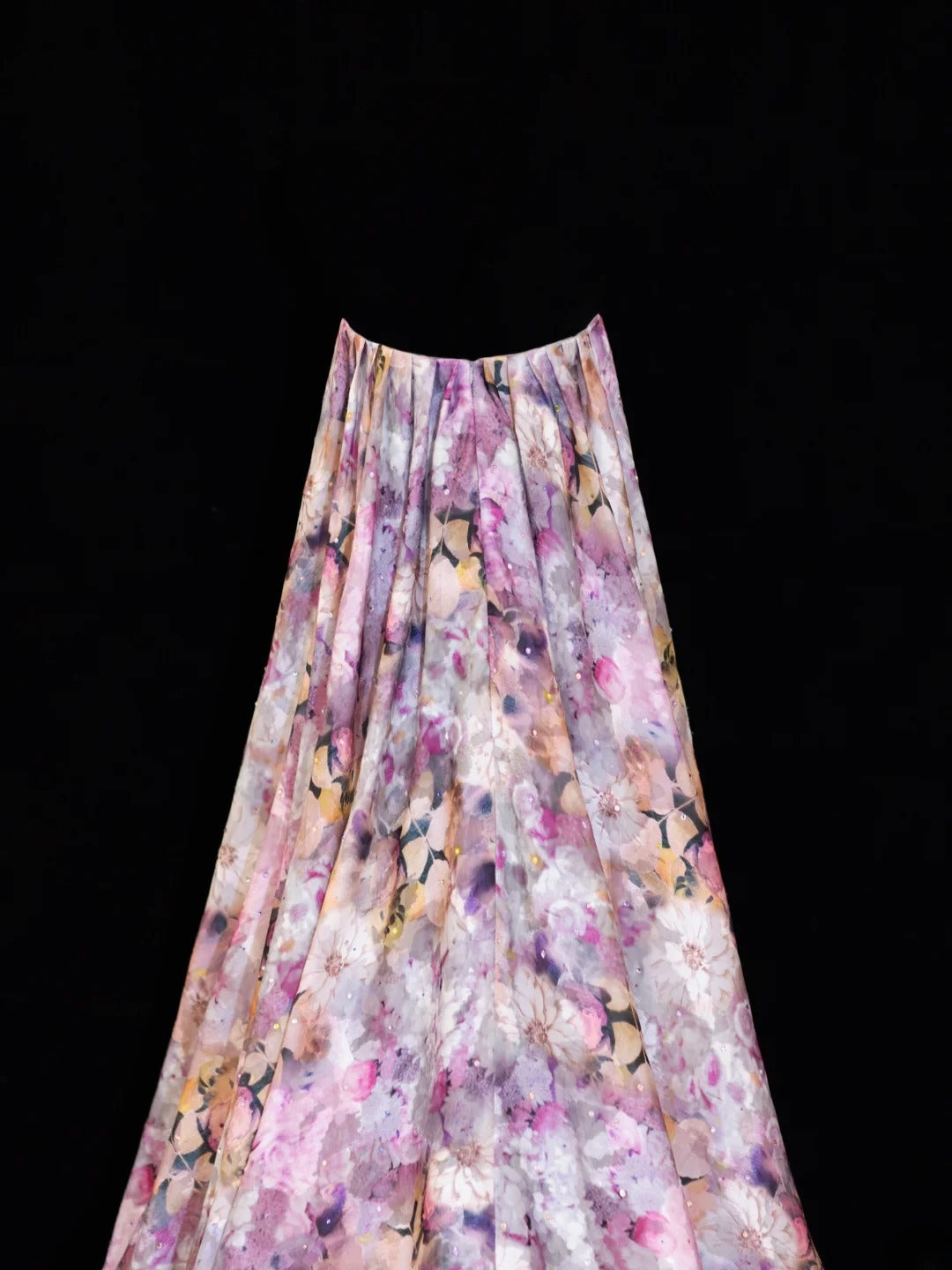 Robe de bal fleurie, coupe trapèze, décolleté cœur, cape, style mousseline, robe de bal longue et élégante, robe de soirée formelle SA007