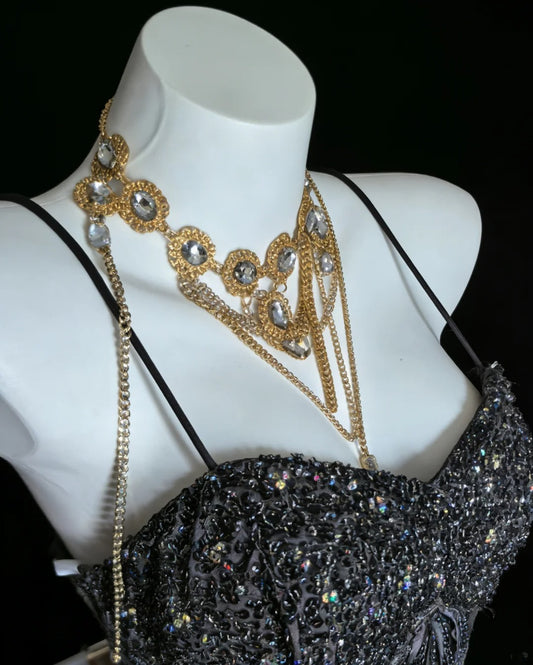 Robe de soirée sirène unique à fines bretelles en dentelle grise style années 90 avec perles, robe de bal longue, robe d'anniversaire pour les 20 ans AS008