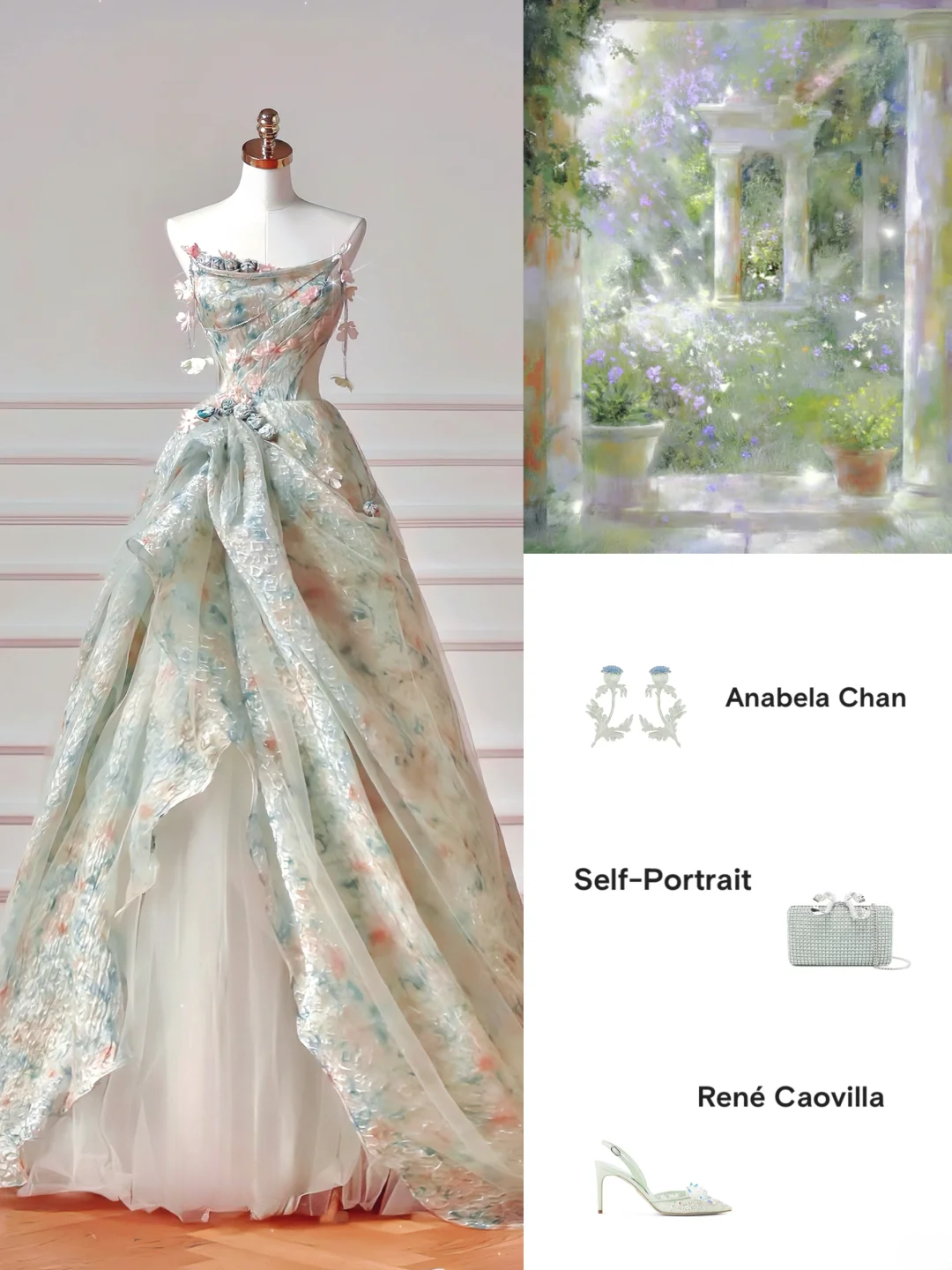 Robe de bal modeste, robe de soirée esthétique sans bretelles à corset floral, robe longue cintrée élégante pour adolescentes et lycéennes AQ025