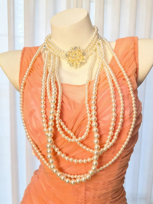 Robe de soirée longue sirène vintage années 90 en tulle orange à col en V pour femme, idéale pour un bal de promo ou un 21e anniversaire (AS027)