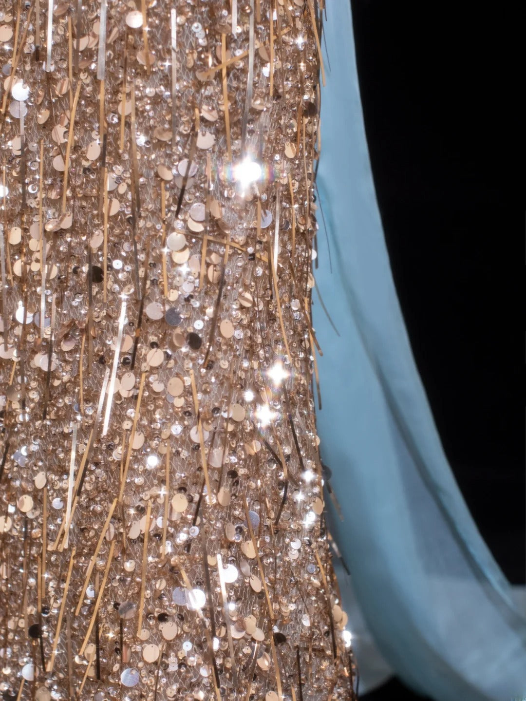 Affordable Sequin 1950s Formal Mermaid Strapless Champagne With Beads Style Impress Long Prom Dresses Party Formal Gowns SA029