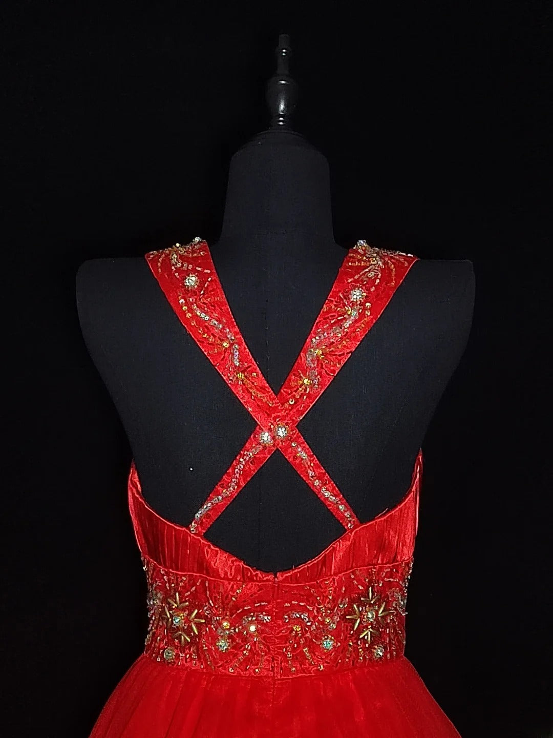 Vintage Ballkleid mit Herzausschnitt, rotes Tüllkleid, kurzes Kleid für den 16. Geburtstag, Homecoming-Kleid, Cocktailkleid AS030
