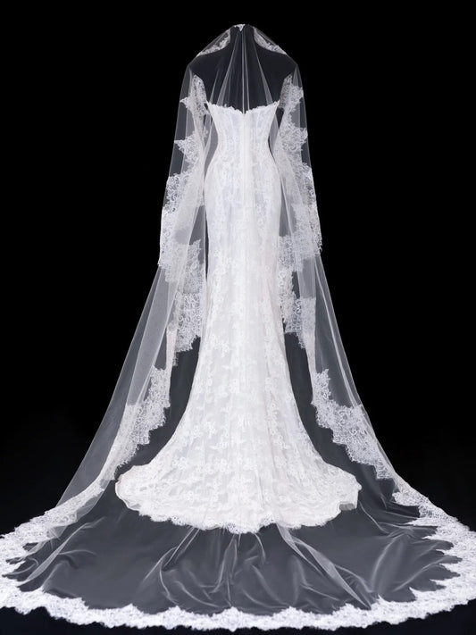Timeless Wedding Gowns Dresses Romantic Mermaid Sweetheart for Bride Lace White Petite/Plus Size Bridal Gown For Women SA101