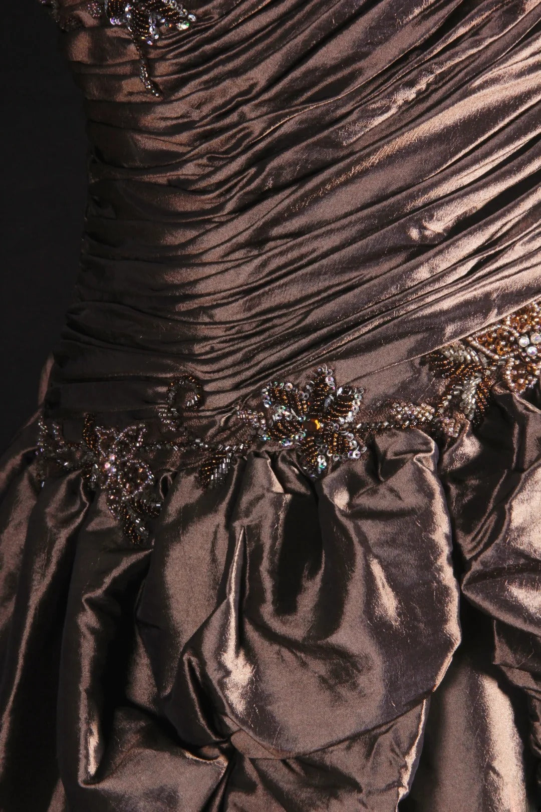 Vintage Ball Gowns Women's Cocktail Party Gowns Spaghetti Strap With Beads Tops Long Graduation Dinner Outfits Prom Dresses AS126