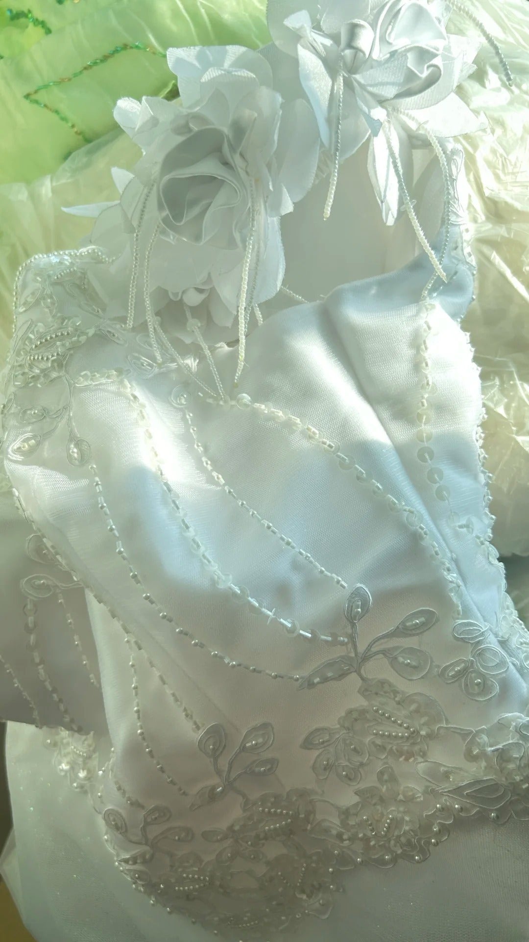 Vintage Princess Wedding Dress Ball Gown Off the Shoulder White Brides Gown Long Bridal Dress RB5791