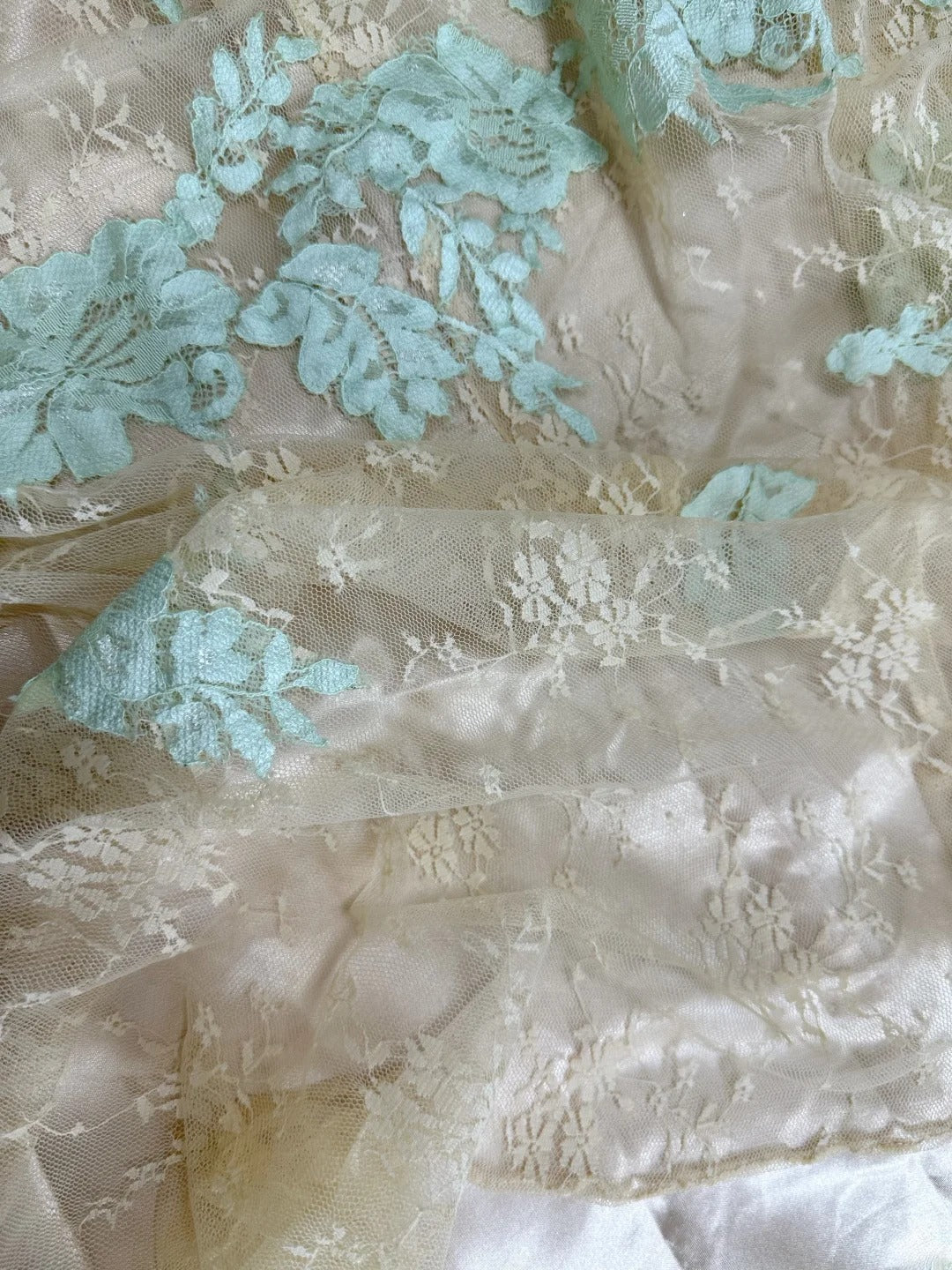 Modest Prom Dresses Mermaid Spaghetti Strap Blue Lace Champagne Tulle With Appliqued Long Party Dress Formal Outfits RB5948