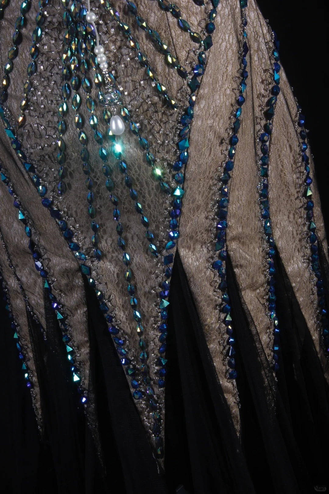 Retro Vintage 1960s Style Formal Mermaid Sweetheart Black Tulle With Beads Long Prom Dresses Party Formal Gowns AS145