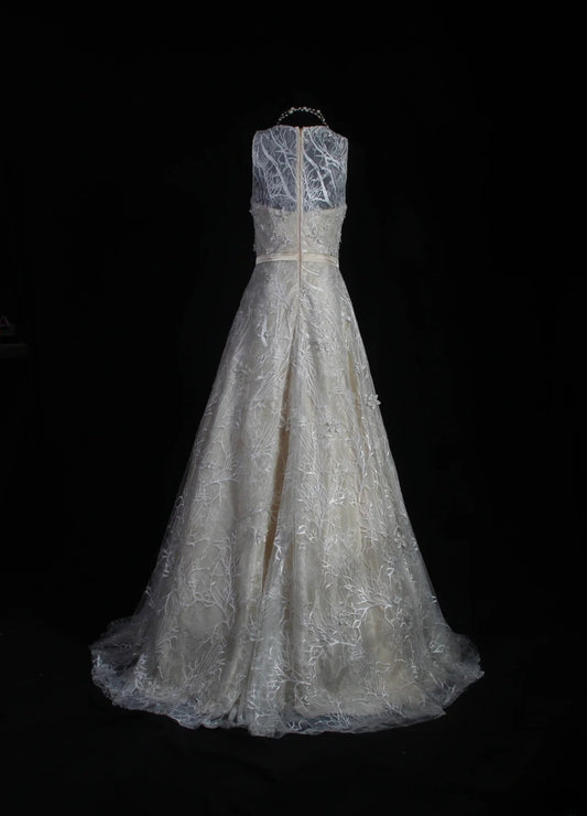 Vintage Prom Dresses Aesthetic A line Silver Gray Lace With Beads Inspo Impress Long Party Semi Formal Gown For Senior Teens High Schools AS255