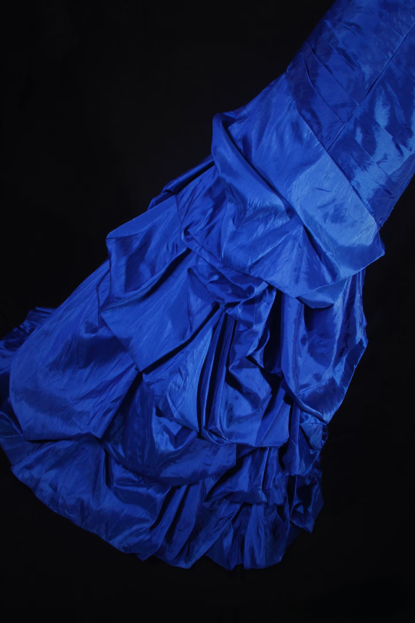 Vintage Prom Dresses 1980s Retro Classy Mermaid Sweethart Royal Blue Taffeta Inspo Long Prom Gown AU040