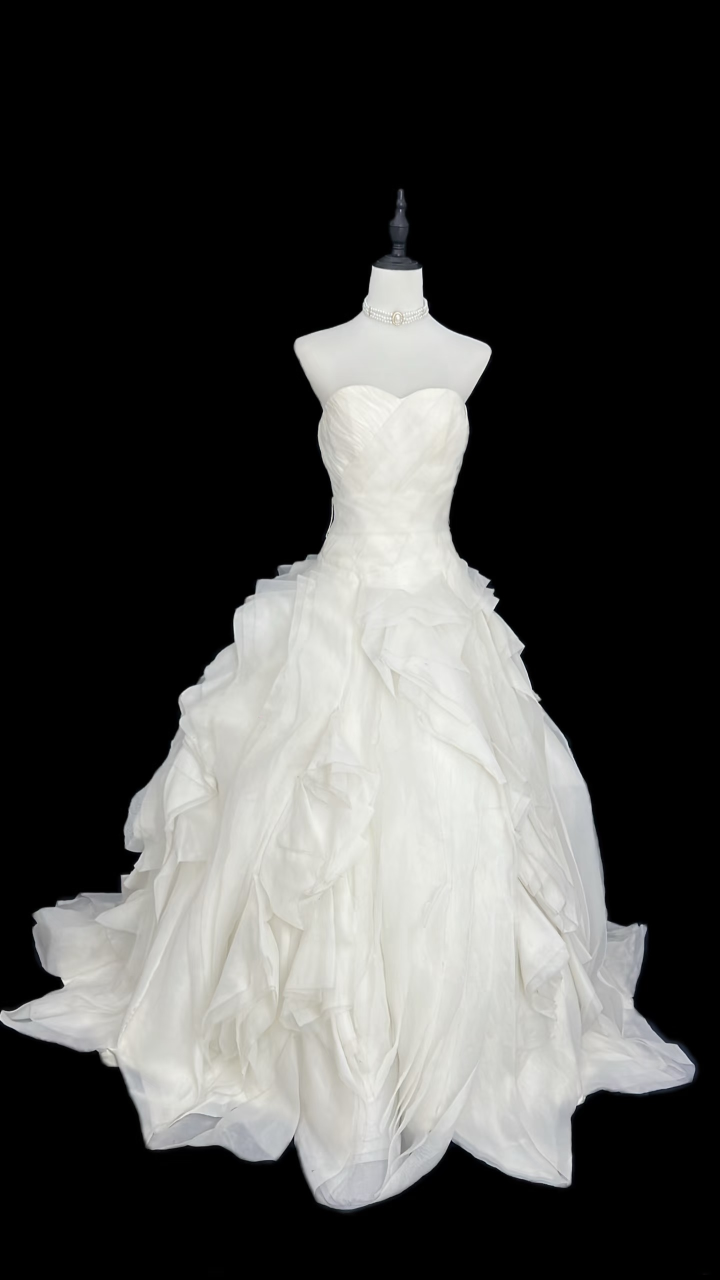 Robe de mariée rétro style années 50, bustier cœur en tulle à volants, longue, inspirée des robes de mariée (AU125)