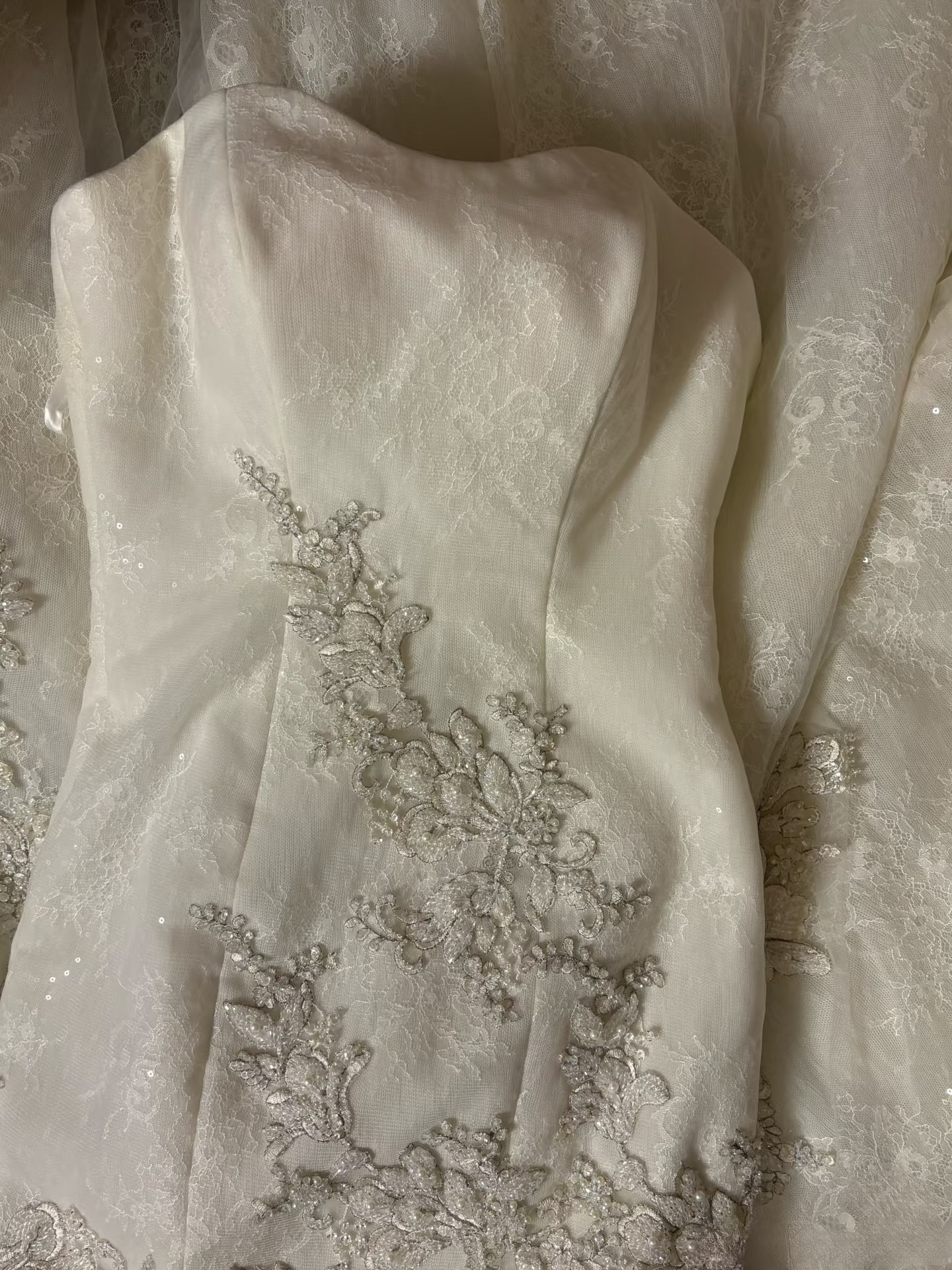 Robe de mariée longue blanche style sirène rétro, bustier cœur en dentelle, années 80, corset ajusté, AU225