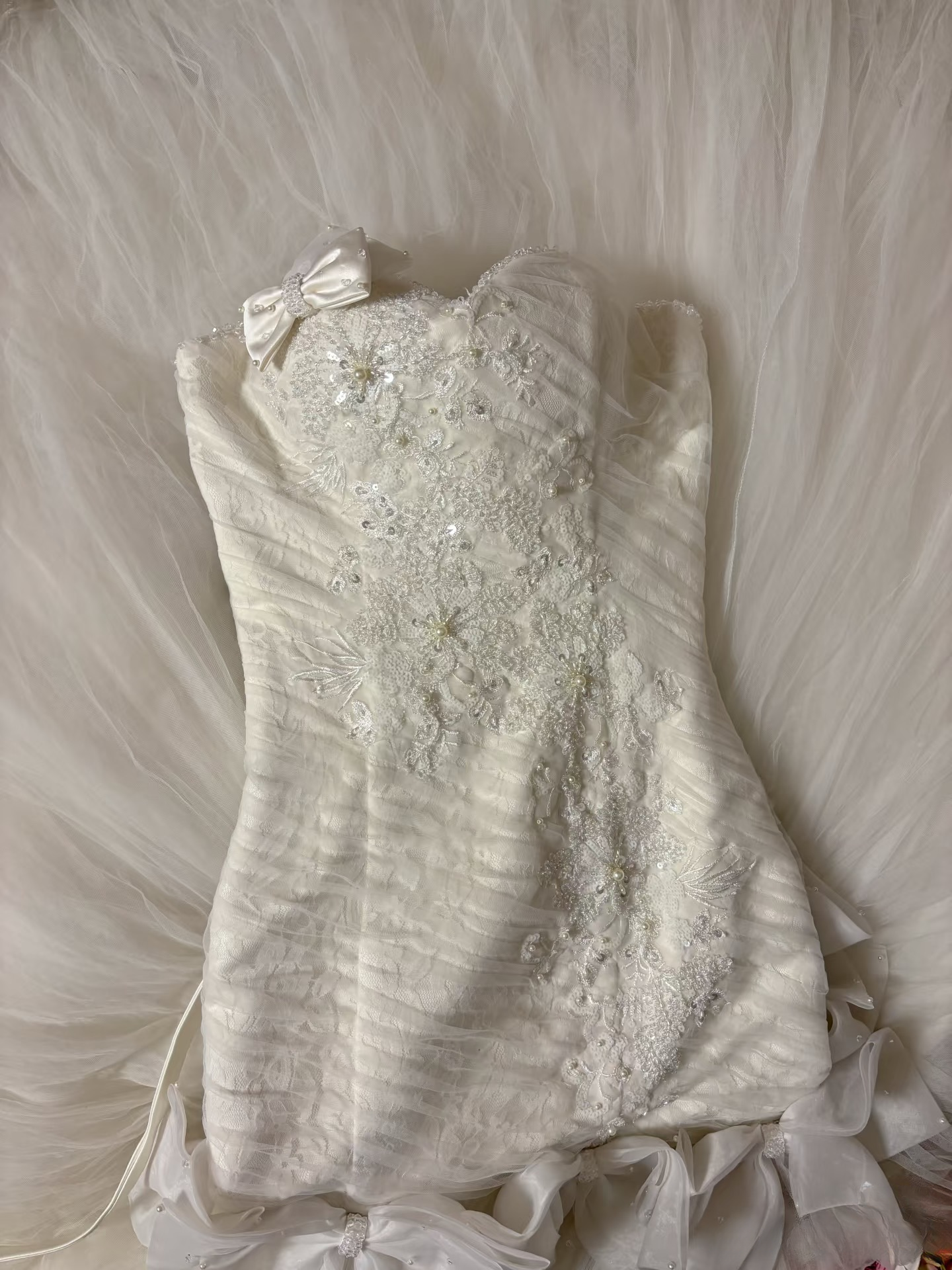 Robe de mariée longue blanche style sirène rétro années 60, bustier ajusté, AU229