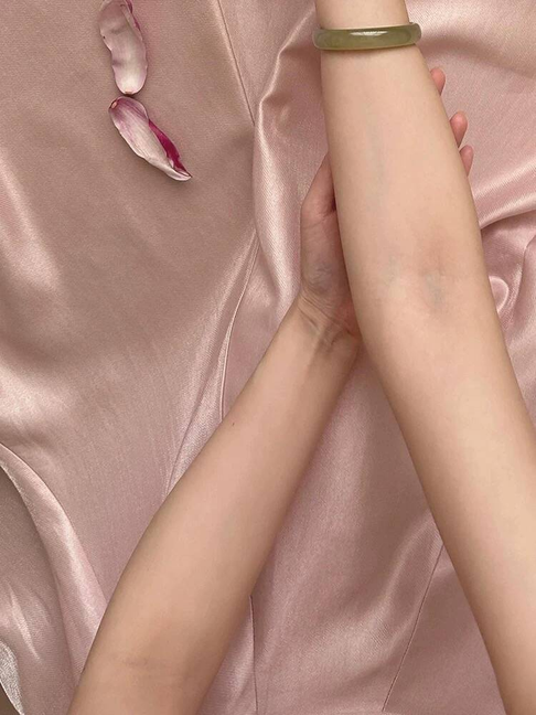 Schlichtes A-Linien-Ballkleid in Rosa mit Satin-Abschlussballkleid, Partykleid zum 21. Geburtstag, Abschlusskleid AU256