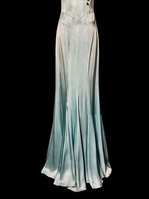 Vintage A-Linie Sweetheart Blau Satin Bodenlangen Ballkleider Partykleid 21. Geburtstag Outfits Abschlusskleid AU330
