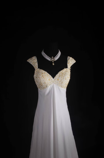 Vintage Prom Dresses 1950s Retro Classy A Line Sweetheart Sleeveless Chiffon White Prom Dresses Party Dress Graduation Dress AU544