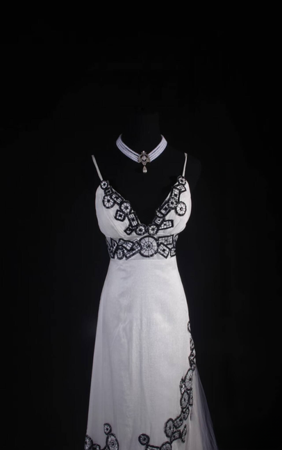 Robe de bal longue vintage en tulle blanc à bretelles spaghetti, coupe trapèze, tenue de soirée princesse pour femme, AU566