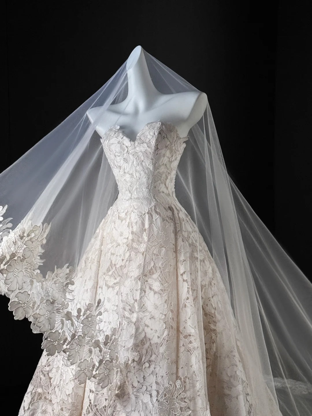 Robe de bal élégante à bustier cœur et corset ajusté en dentelle, robe de mariée, robe de mariée AU637