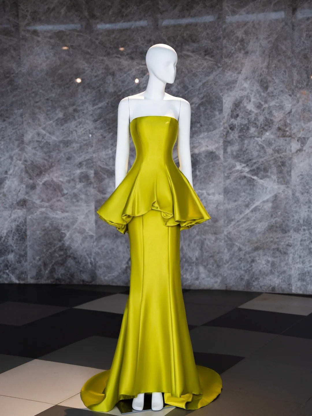 Romantische Meerjungfrau trägerlose Ballkleider langes Partykleid 21. Geburtstag Outfit Abschlusskleid AU709