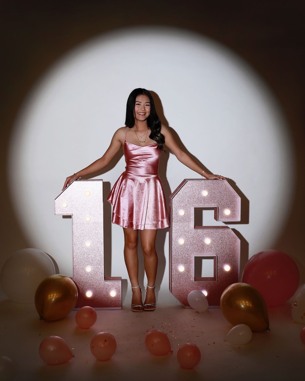 Simple A Line Spaghetti Straps Pink Satin Short 16th Birthday Dress Homecoming Dresses Cocktail Gown B653