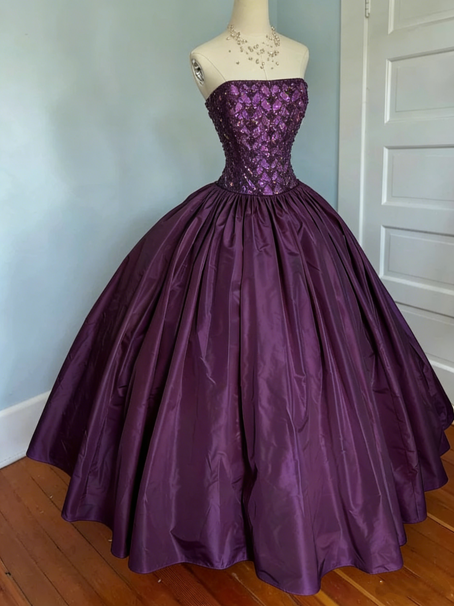 Robe de Quinceanera de luxe, robe de bal, bustier, rose clair, robe d'anniversaire, robe longue, Sweet 16, DH2891