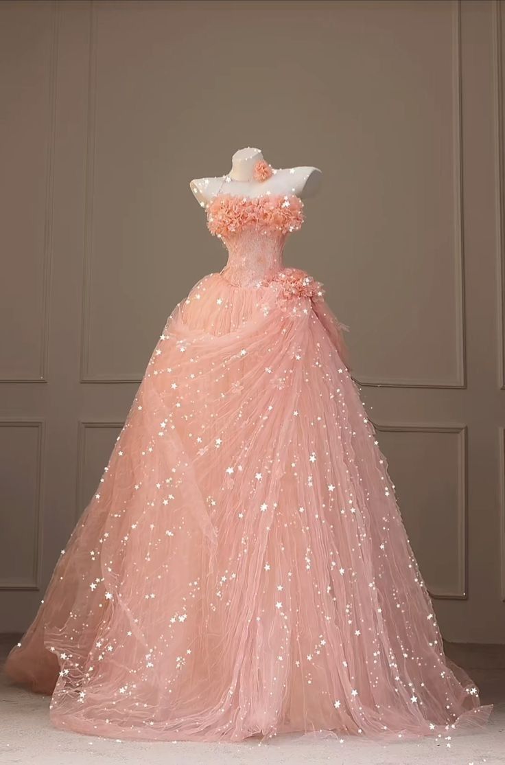 Robe de bal de luxe en tulle rose, sans bretelles, robe d'anniversaire, robe longue formelle, DH3253
