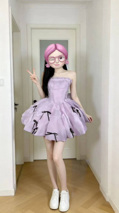 Beautiful Ball Gown Strapless Short Mini Mint Lilac Graduation High School Party Homecoming Dresses N4383