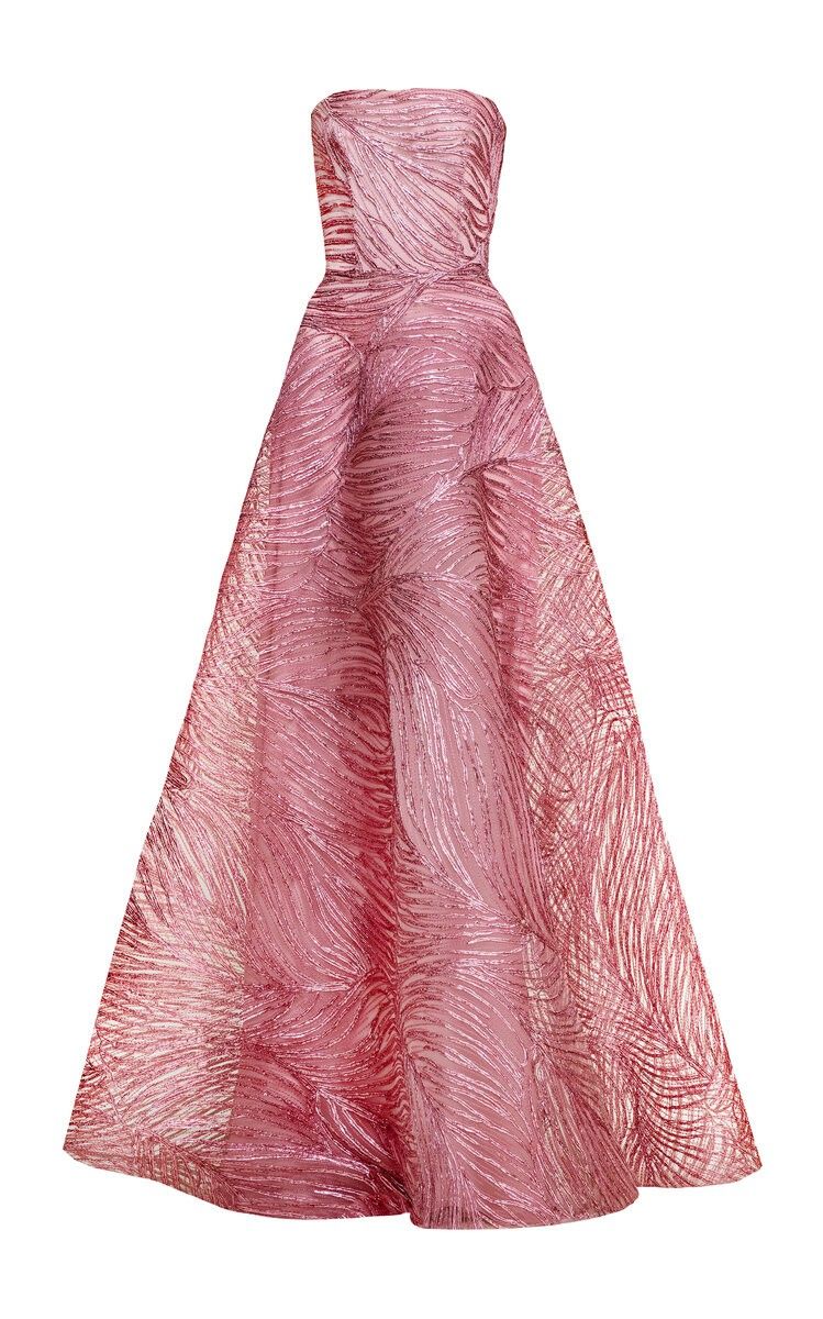 Sexy ärmelloses Ballkleid, trägerlos, rosa, langes Abschlussballkleid für Damen, Mädchen, Teenager N2341