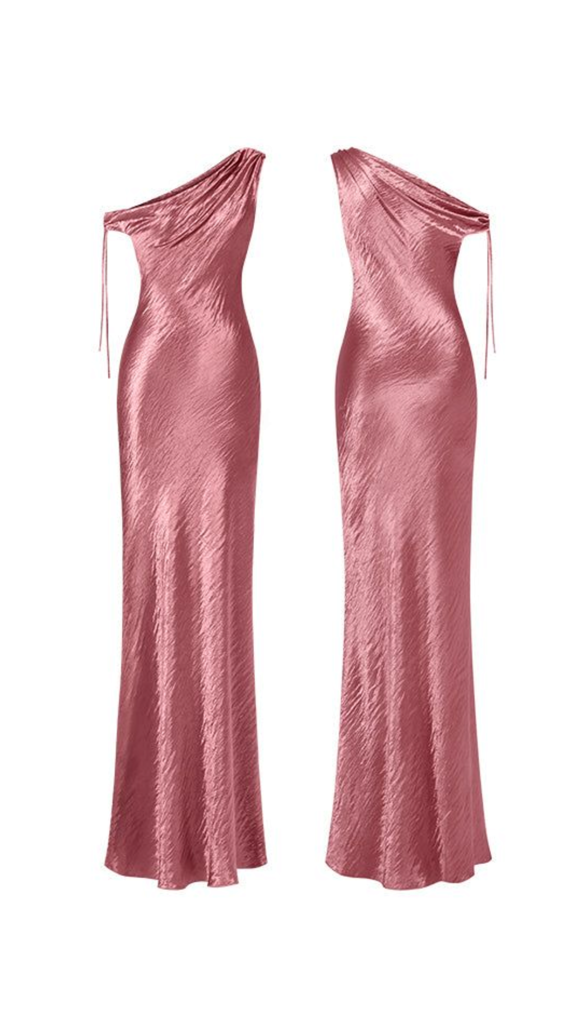 Elegantes Scheidenkleid, pink, One-Shoulder, bodenlang, formell, für Damen, Mädchen, Teenager, Abschlussballkleider N2339