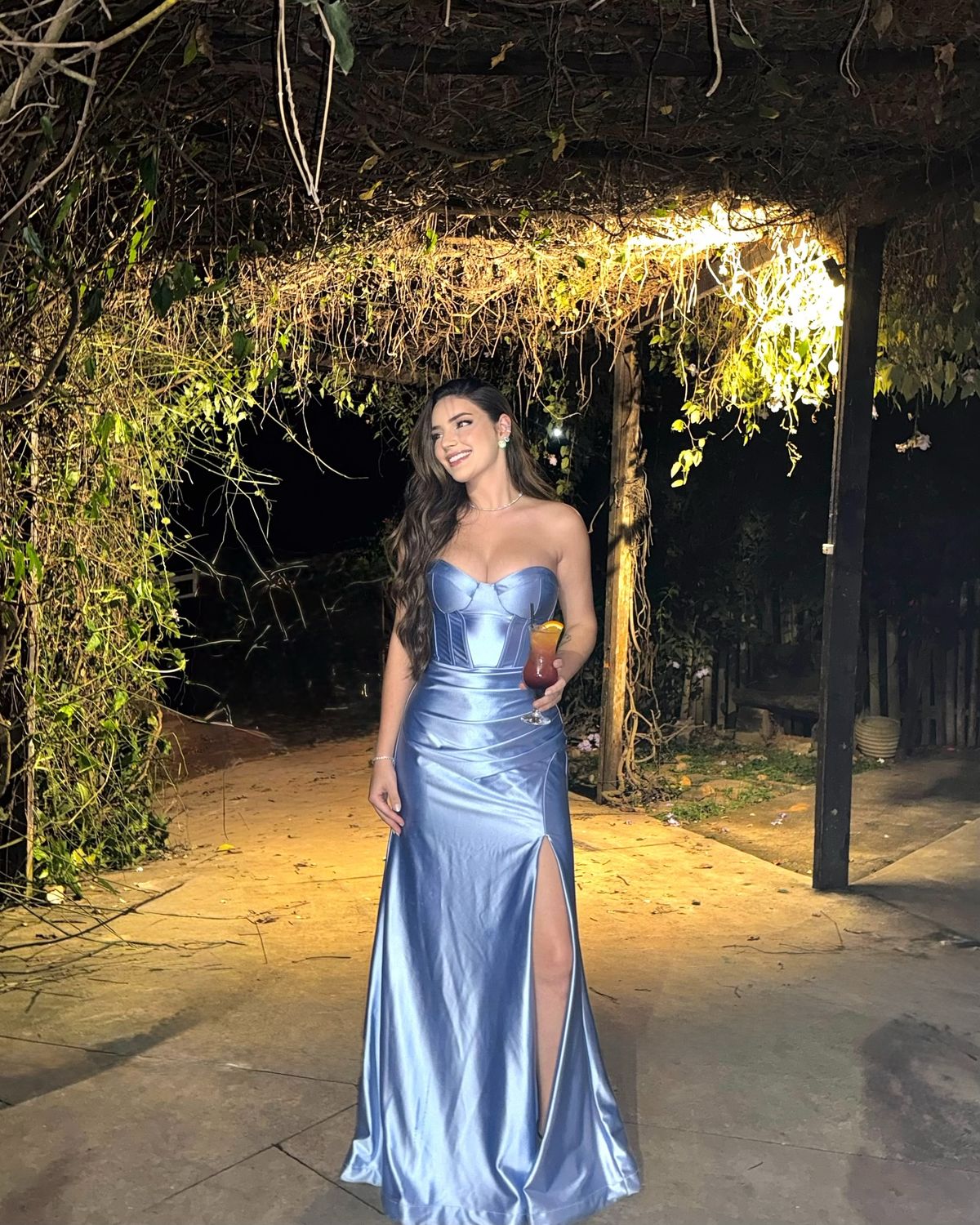 Sexy Meerjungfrau Schatz Satin Schlitz Ballkleider Langes Partykleid 21. Geburtstag Outfit Abschlusskleid RB1018