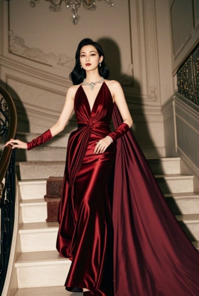 Robe de bal longue en satin de soie bordeaux, sexy, style sirène, bretelles spaghetti, tenue de bal pour un 18e anniversaire, RB1635