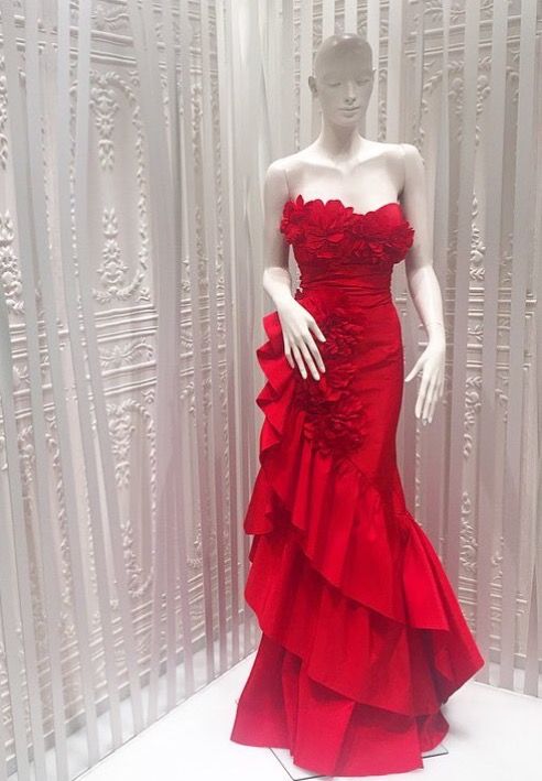 Robe de bal longue rouge sirène intemporelle à décolleté en cœur pour adolescentes, tenue de soirée pour 20e anniversaire, RB1636