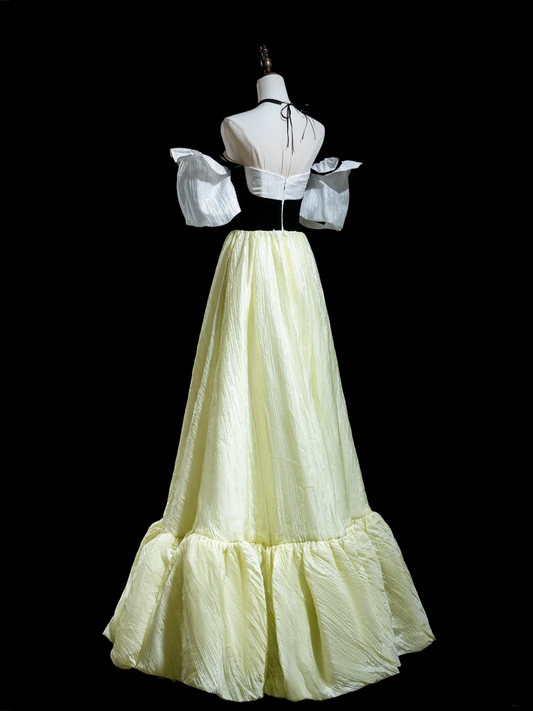 Edle A-Linie, schulterfrei, Satin, Ballkleider, formelle Kleidung, Outfits zum 18. Geburtstag, Ballkleid RB1924