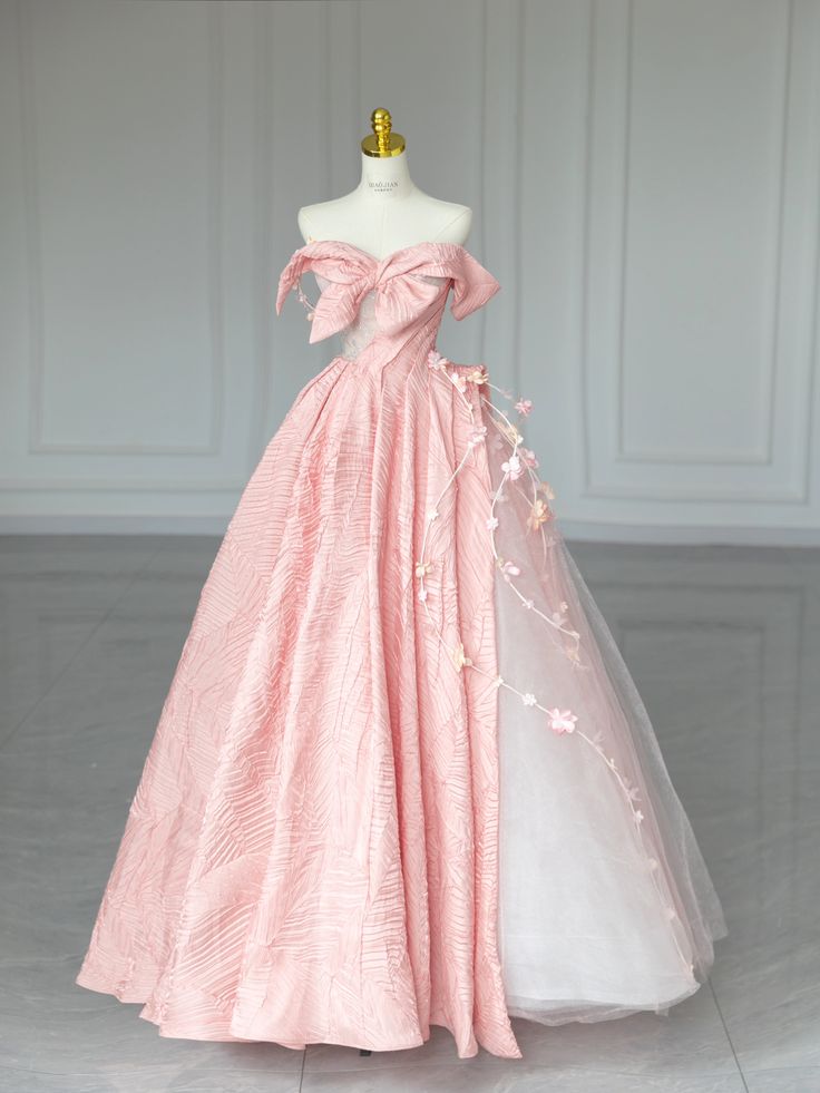 Charmante robe de bal en satin rose, décolleté en cœur, longue, pour Quinceanera, Sweet 15/16, RB2177