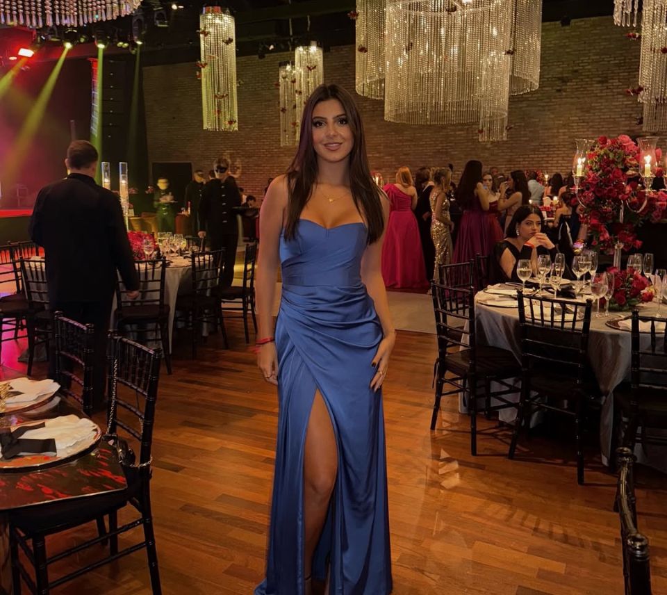 Elegant Sheath Sweetheart Blue Slit Senior Aesthetic Prom Dresses Prom Gowns Birthday Outfits Graduation Dress RB802