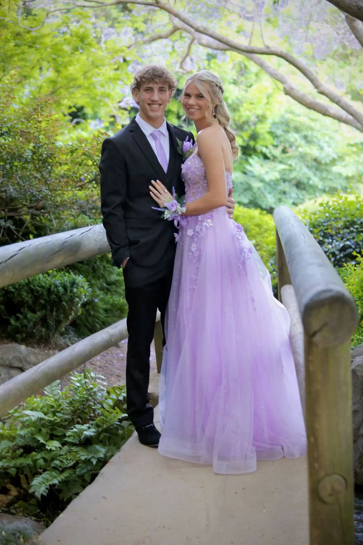 Robe de bal élégante en tulle et dentelle lilas, tenue de soirée pour 20e anniversaire, robe de remise de diplôme RB889