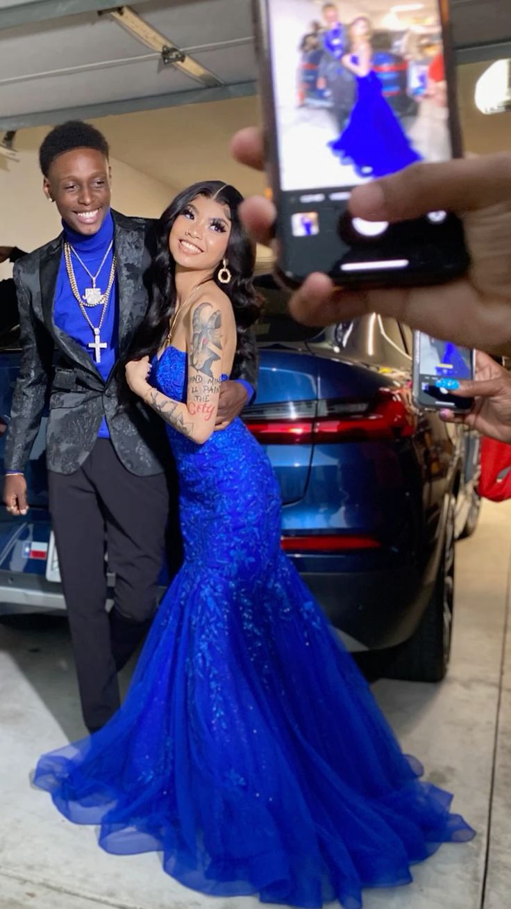 Robe de bal élégante en dentelle bleu roi, décolleté en cœur, style sirène, tenue de soirée pour 16e anniversaire, robe de remise de diplôme, RB926
